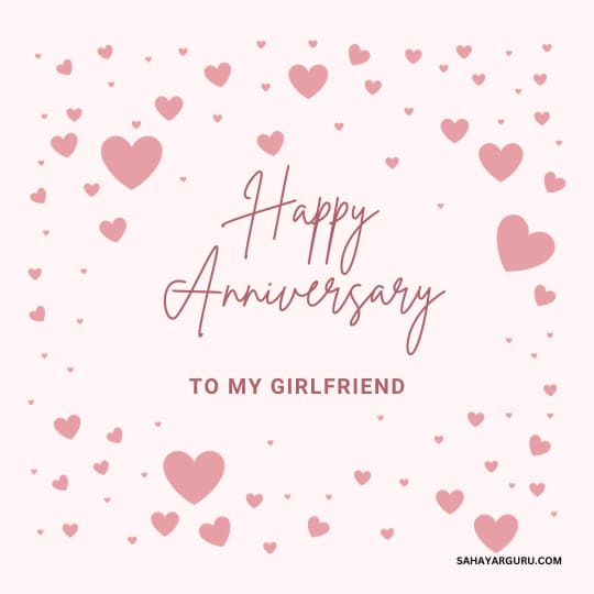 Anniversary Wishes to my Girlfriend