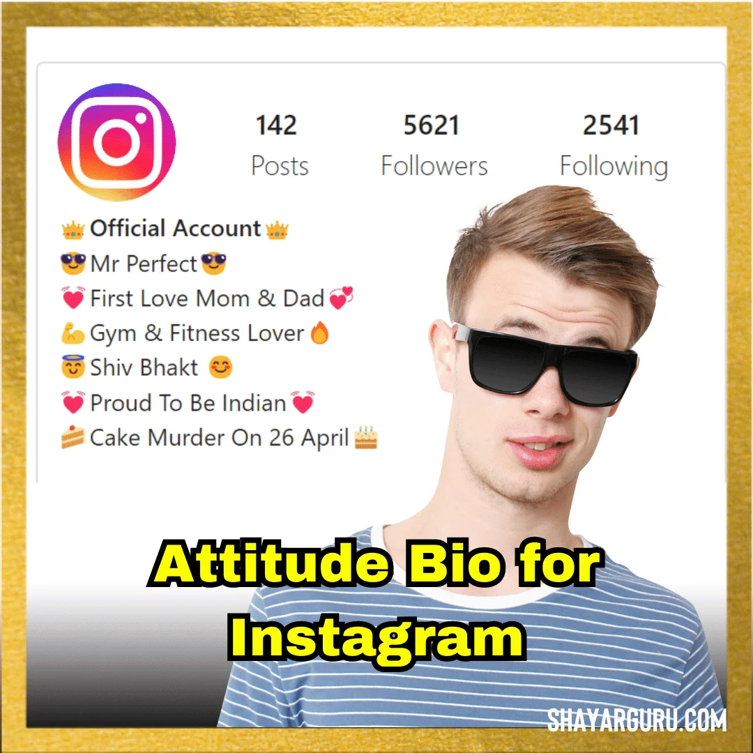 Attitude Bio for Instagram