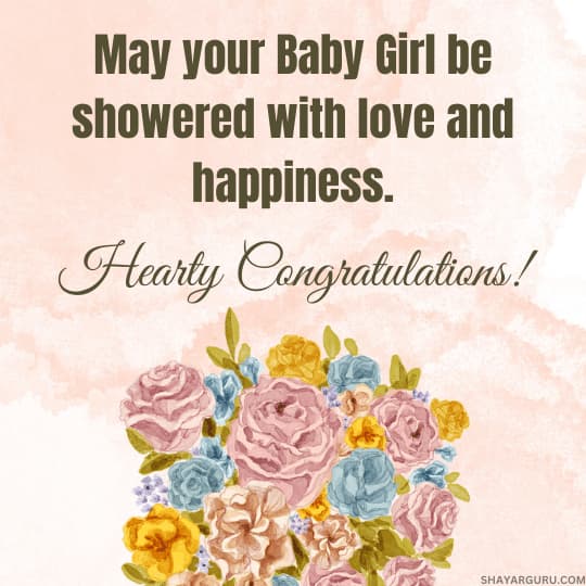 Baby Shower Wishes for Baby Girl