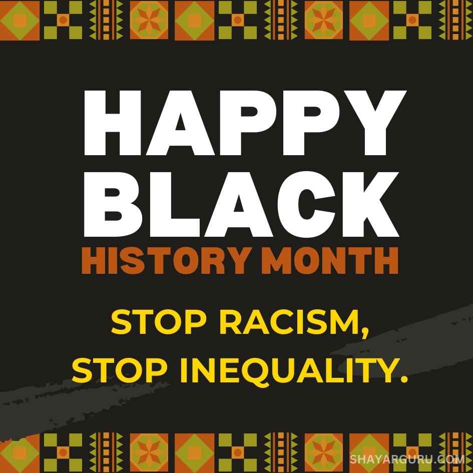 Black History Month Slogans