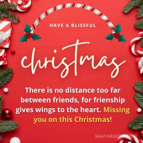 Christmas Wishes for Friends Long Distance