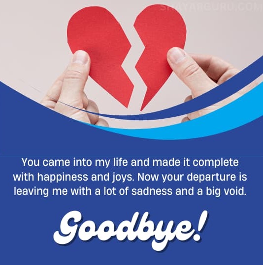 Emotional Goodbye Messages for Girlfriend