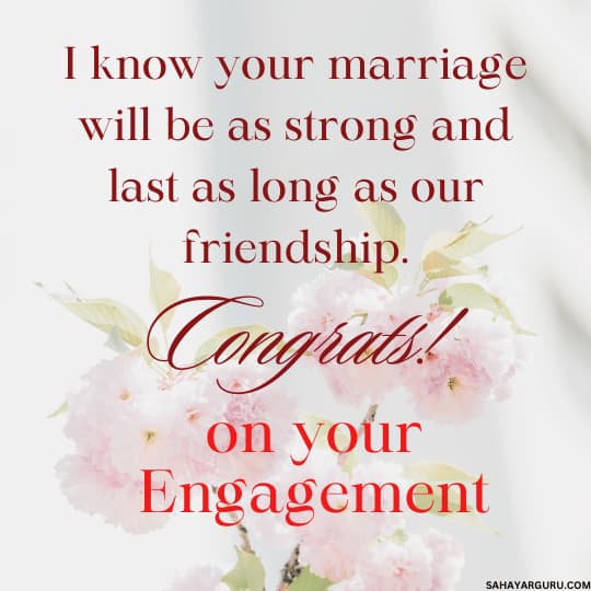 Engagement Congratulations Wishes For Friend