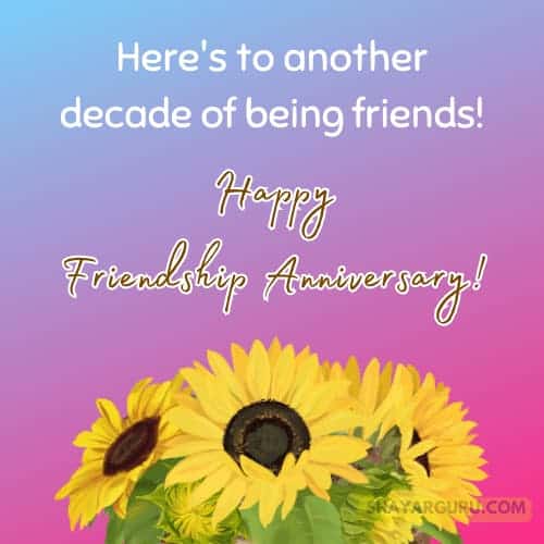 Funny Friendship Anniversary Wishes