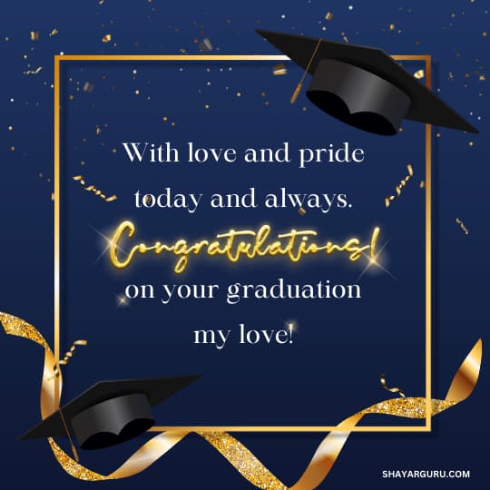 Graduation Wishes for Lover