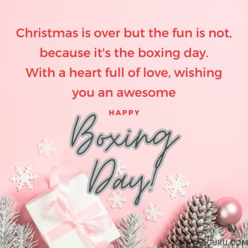 Boxing Day Messages