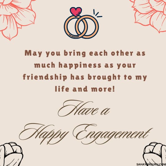 Engagement Wishes for Best Friend