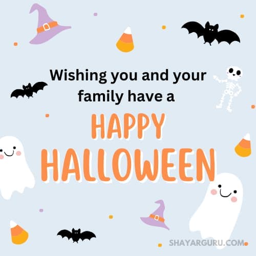 happy halloween to you and your family