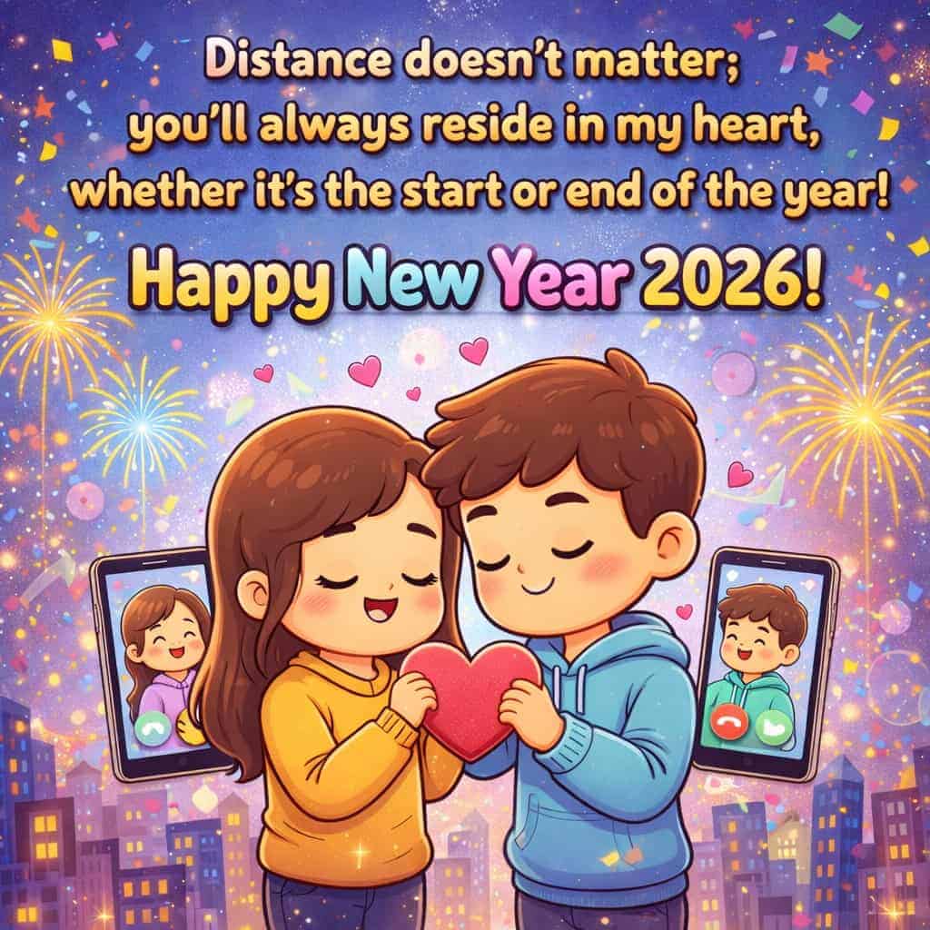 Happy New Year Wishes For Husband