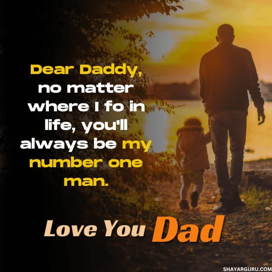 Heartfelt Love Message for Dad