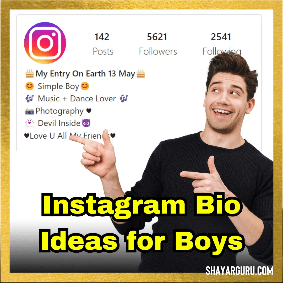 Instagram Bio Ideas for Boys