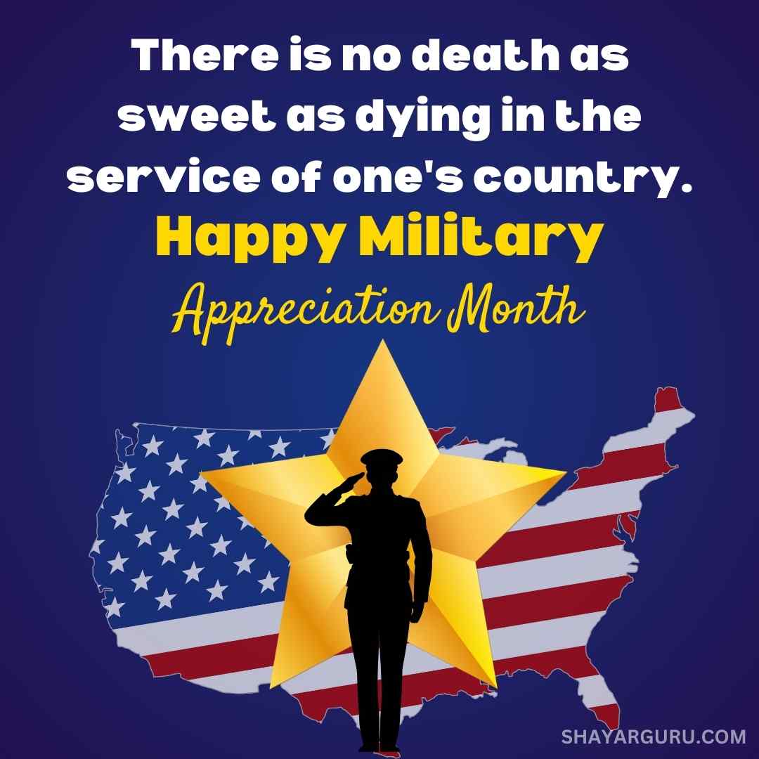 Military Appreciation Month Wishes to Deceased Soldiers