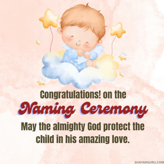 naming ceremony wishes