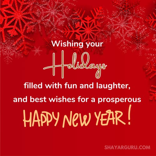 New Year Holiday Wishes