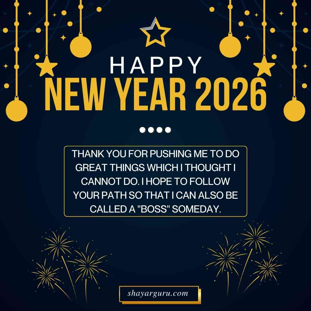 new year wishes for boss