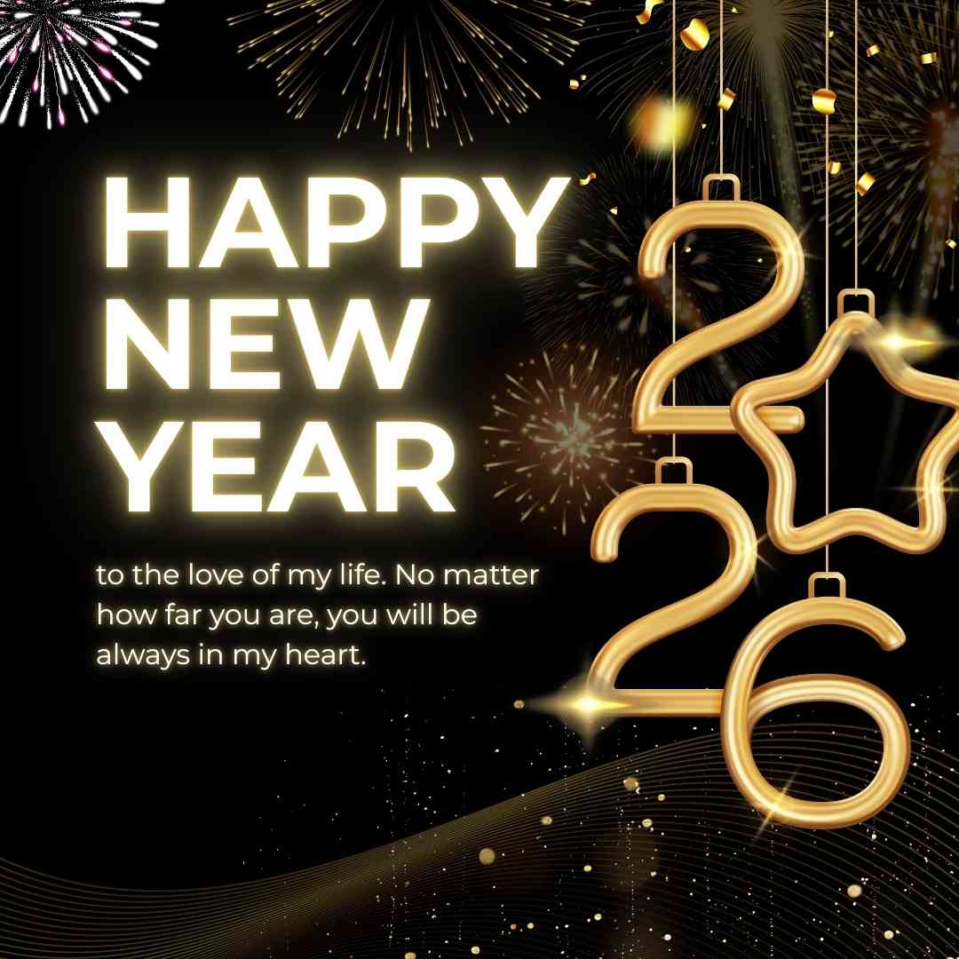 New Year Wishes for GF in Long Distance