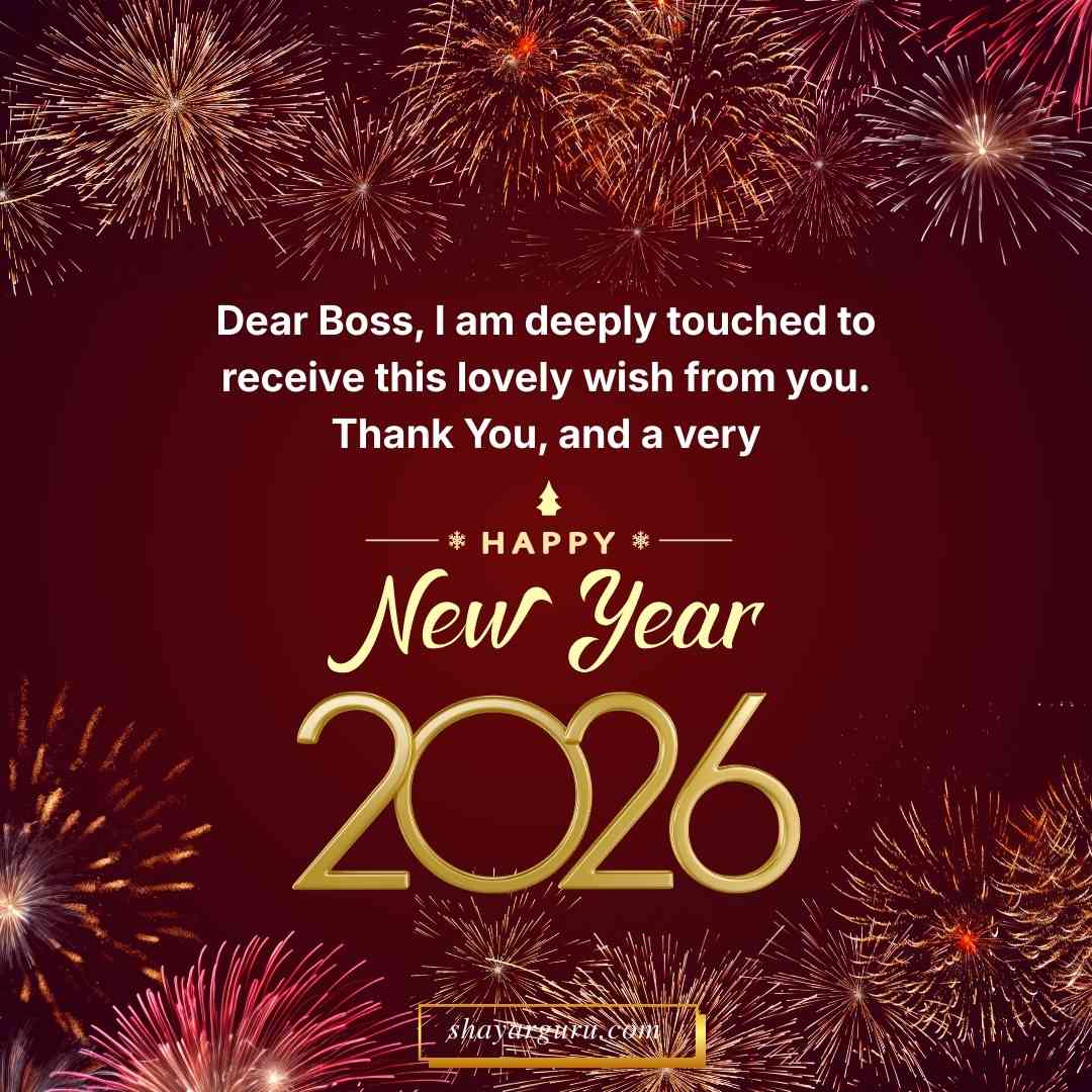 New Year Wishes Reply To Boss