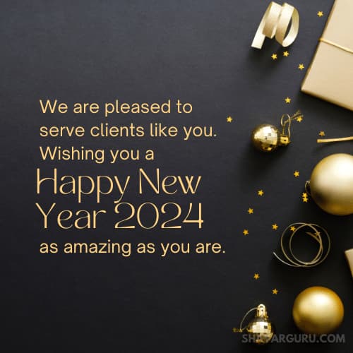 Business New Year Wishes to Clients