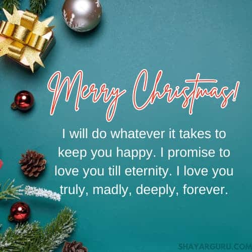 Romantic Christmas Messages for Girlfriend