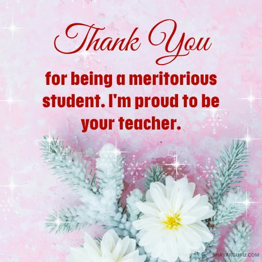 Thank You Messages For Students