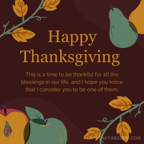 Thanksgiving Day Card Messages