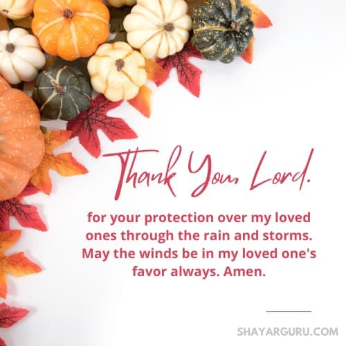 Thanksgiving Prayers and Blessings For Friends & Family