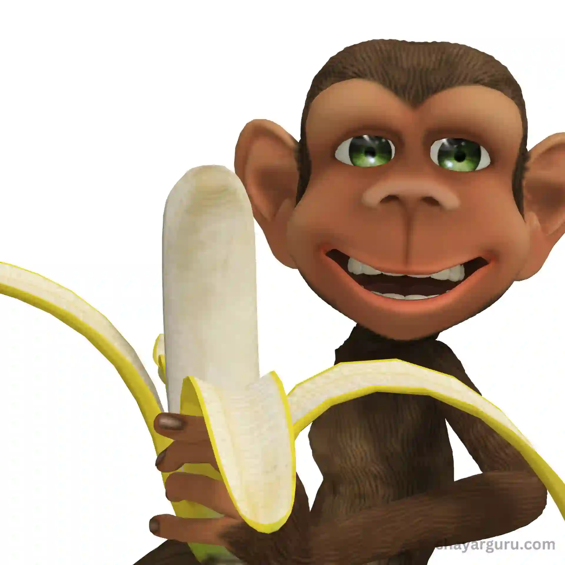 monkey with banana dp for whatsapp