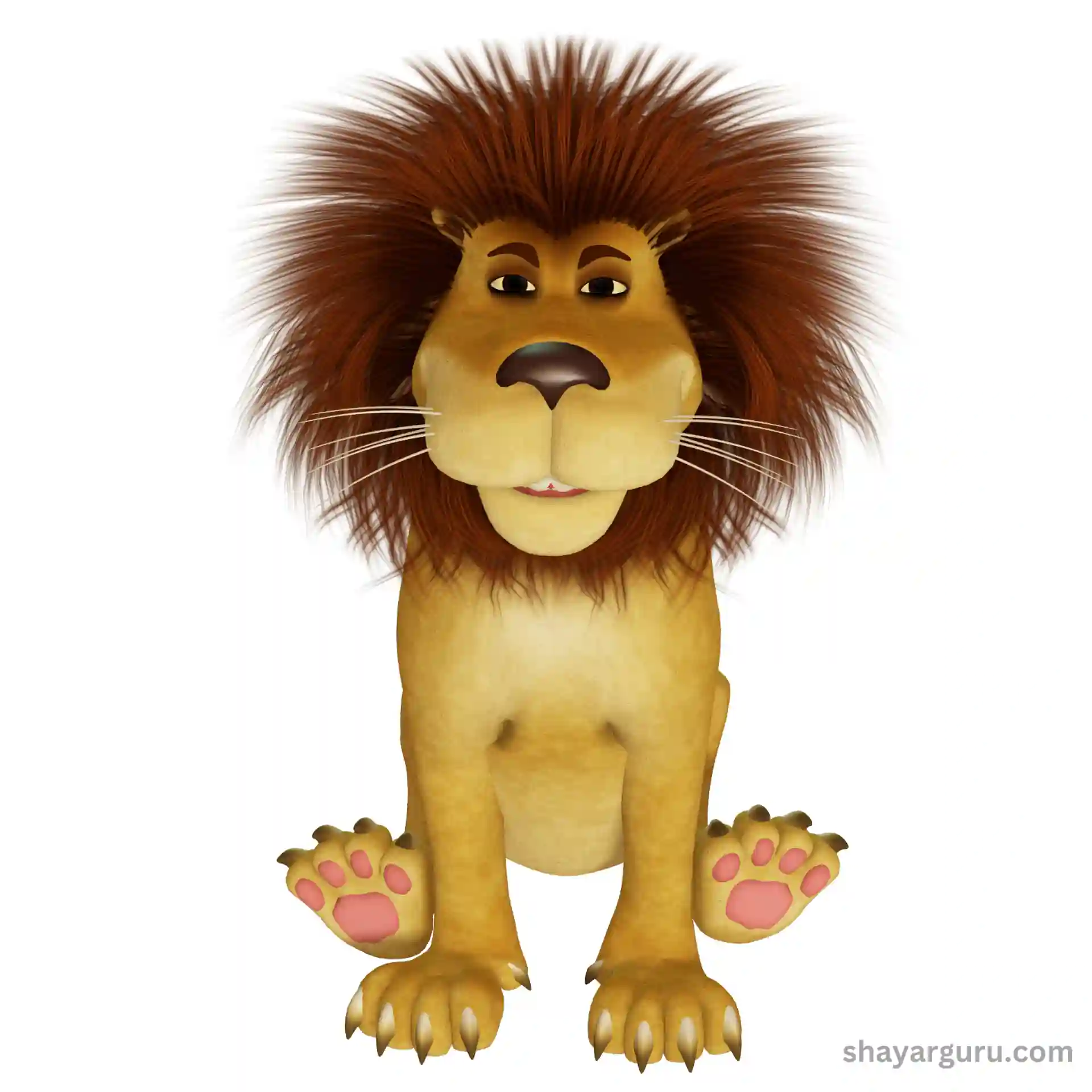 lion cartoon dp for whatsapp