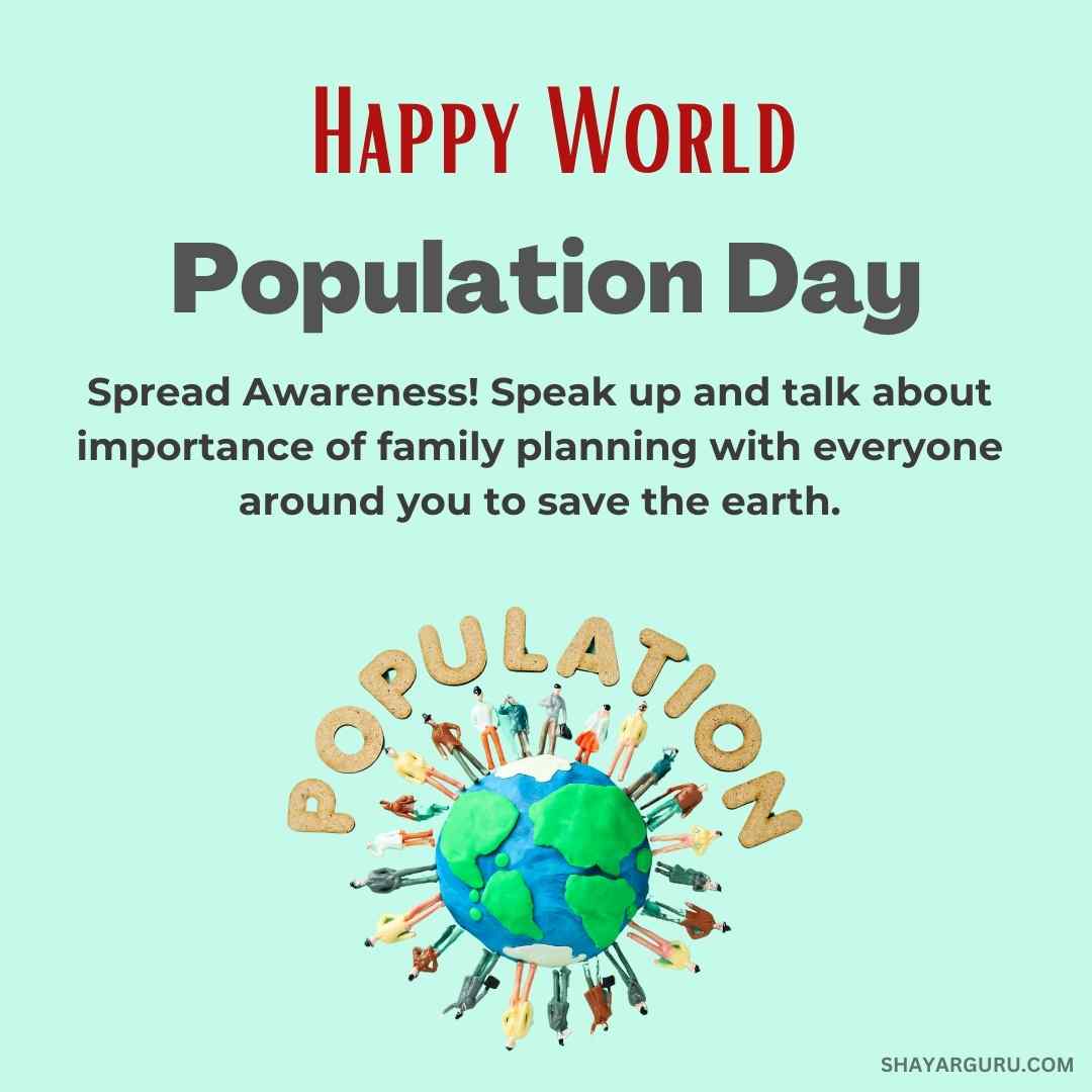 World Population Day Awareness Messages