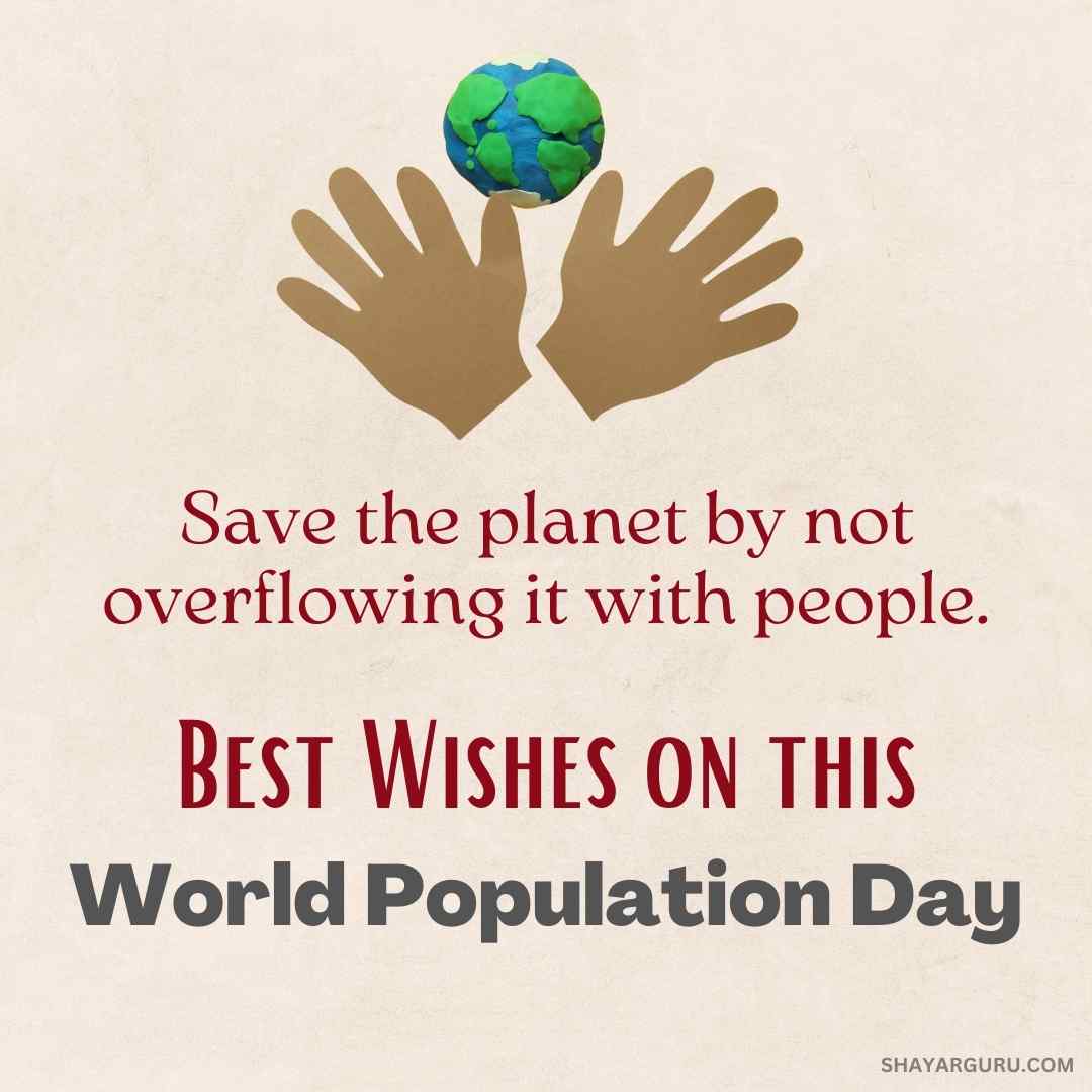 World Population Day Card Message