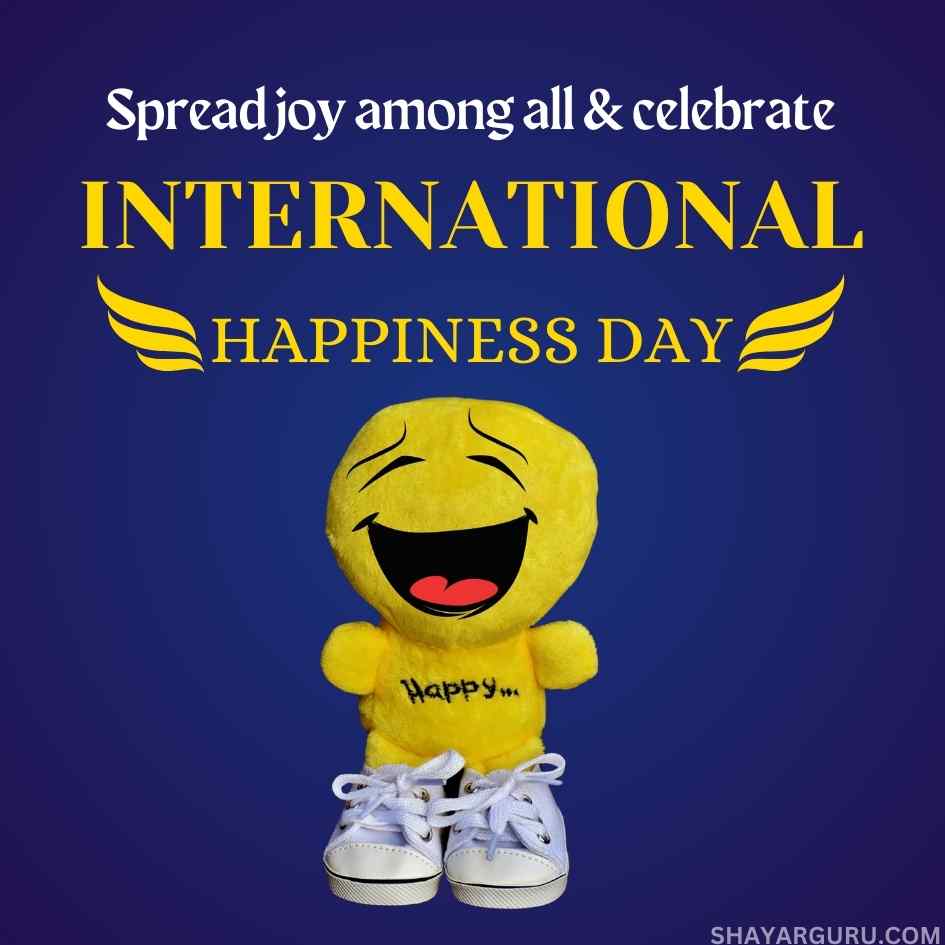 caption for international happiness day