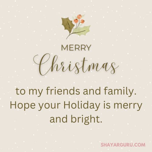 Christmas Card Wishes for Friends and Family