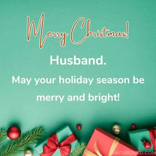 Christmas Card Messages For Husband