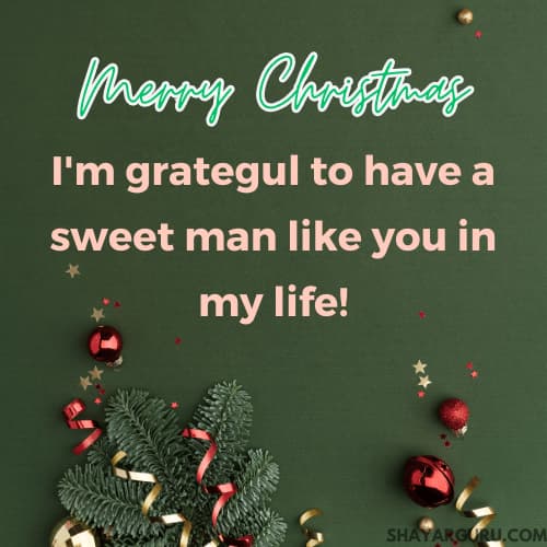 christmas message for boyfriend romantic