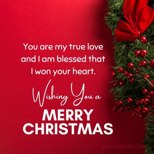 Romantic Christmas Message For Him