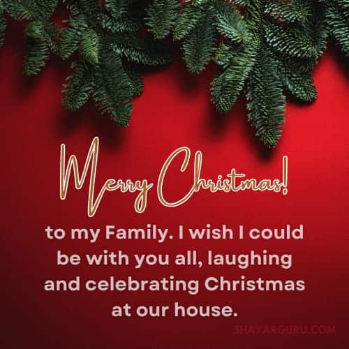 Christmas Wishes For Family Far Away