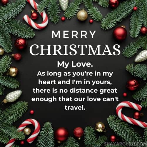 Christmas Wishes for Husband in Long Distance