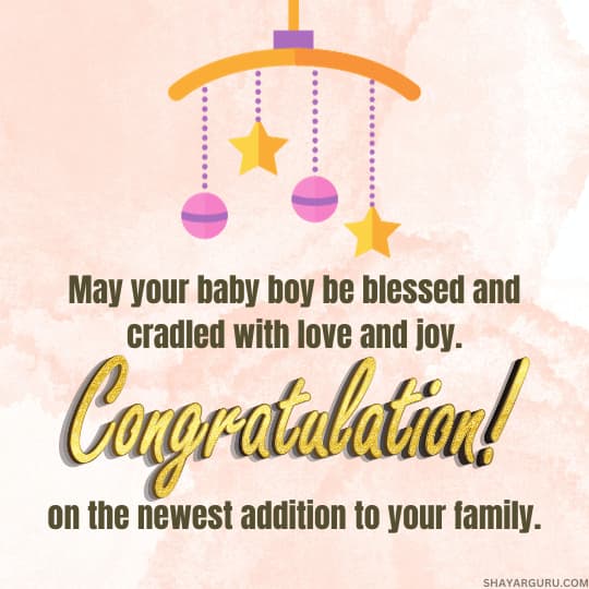 Congratulations On Baby Boy To Friend