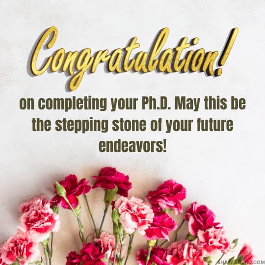 PhD Congratulations Card Messages