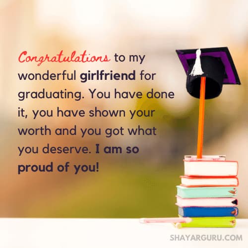 Congratulations Message For Graduation For Girlfriend
