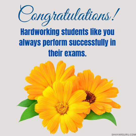 Congratulations Messages For achievement in exam