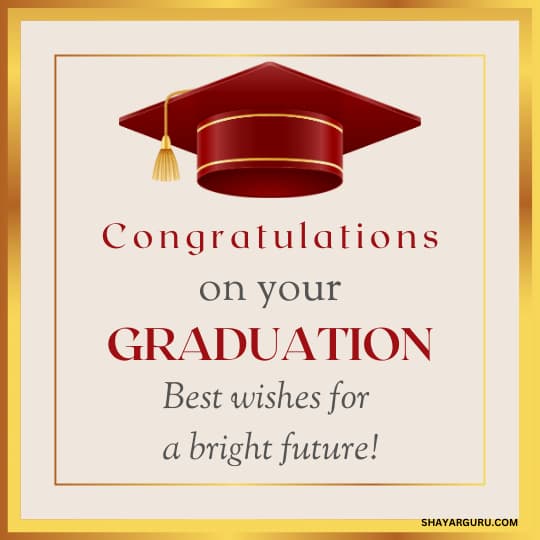 congratulation on graduation
