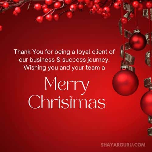 corporate christmas messages to clients