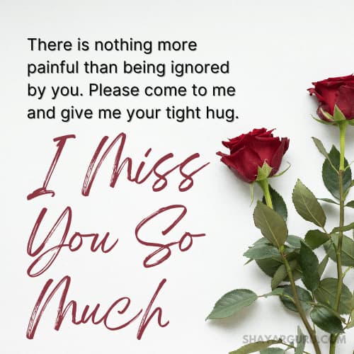 Emotional Missing You Message