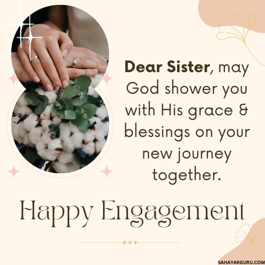 Best Engagement Message For Sister