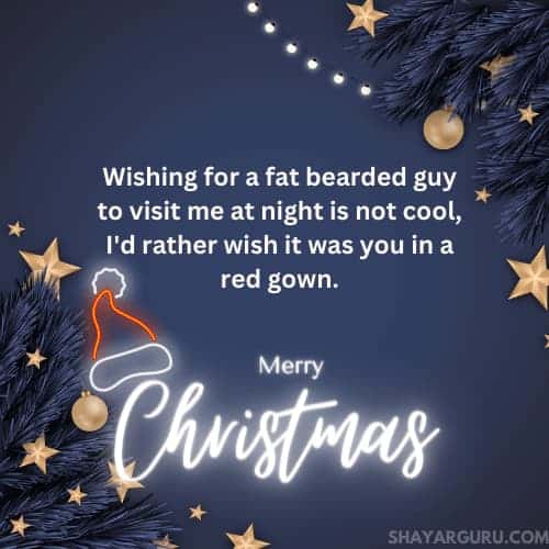 Funny Christmas Wishes for Wife