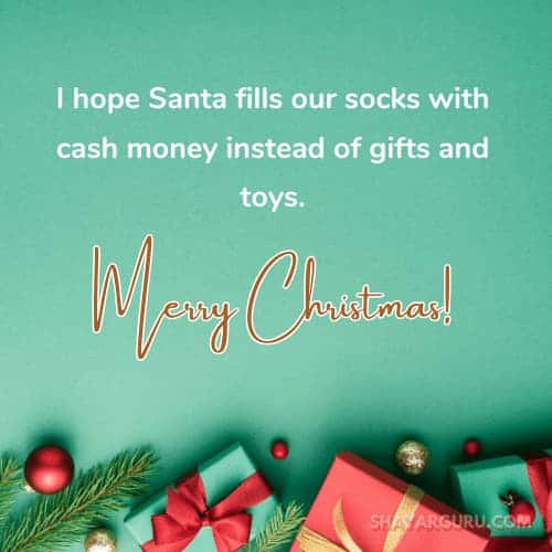 Funny Christmas Wishes for Boyfriend