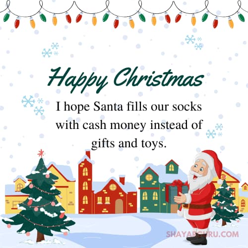 Funny Christmas Wishes for Boyfriend