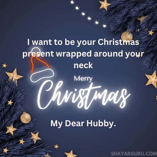 Funny Christmas Message for Husband