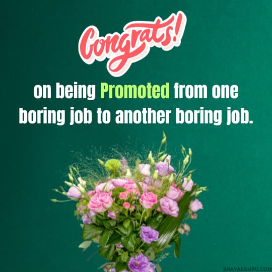 Funny Promotion Messages